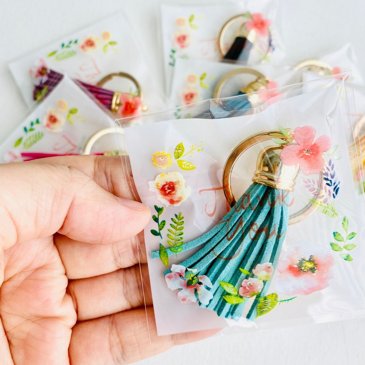 Mini tassel best sale keychain
