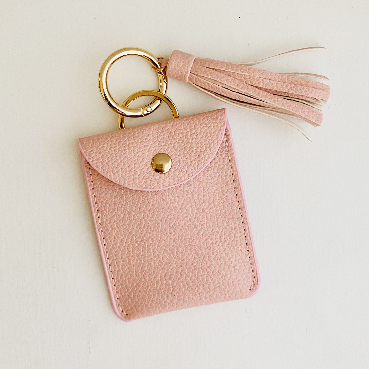 On My Way Out Peach Mini Keychain Wallet FINAL SALE – Pink Lily
