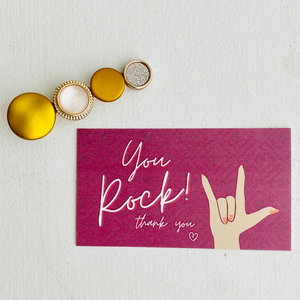 Thank You "You Rock "Clip (10pc)