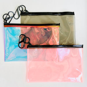 PVC Transparent Pouch 3pc Set